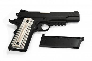 Страйкбольный пистолет WE Colt M45A1 Black фото, описание