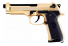 Страйкбольный пистолет WE BERETTA M92F Golg WE-M004 фото, описание