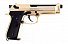 Страйкбольный пистолет WE BERETTA M92F Golg WE-M004 фото, описание