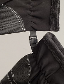 Перчатки тактические зимние с молнией Black L фото, описание