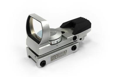 Коллиматорный прицел SWISS ARMS Docter HD-400 4-метки Silver фото, описание