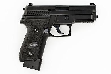 Страйкбольный пистолет KJW P229 GBB CO2 черный КР-02.CO2 CP227 фото, описание