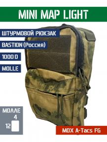 Подсумок штурмовой рюкзак Bastion Mini Map Light Цвет Мох A-Tacs FG фото, описание