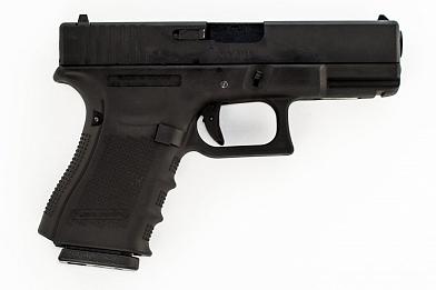 Страйкбольный пистолет WE GLOCK-19 gen4, металл слайд, WE-G003B-BK фото, описание