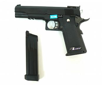 Страйкбольный пистолет WE COLT M1911 Hi-Capa 5.1. черный WE-H001 фото, описание