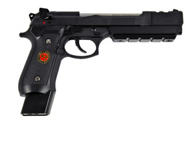 Страйкбольный пистолет WE BERETTA M92F Samurai Edge Extended/Black grip M92SP-L1 фото, описание