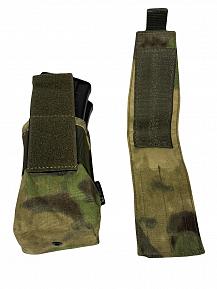 Подсумок Bastion на 2 магазина с клапаном Цвет МОХ A-Tacs FG фото, описание