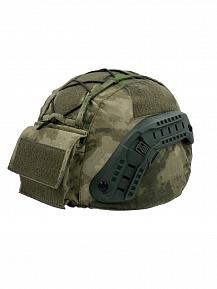 Чехол кавер Bastion на шлем MICH с ушами Цвет МОХ A-tacs FG фото, описание