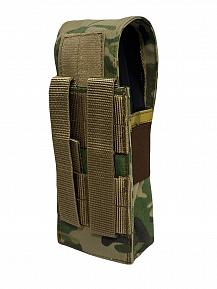 Подсумок Bastion на 2 магазина с клапаном Цвет Мультикам фото, описание