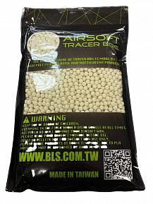 Шары BLS 6мм 0,25гр трассер зеленый 4000шт 1KG-TR25G фото, описание