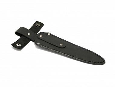 Ножны для тренировочных ножей нат.кожа черные фото, описание