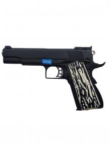 Страйкбольный пистолет WE COLT M1911А1 белые накладки WE-E001C фото, описание