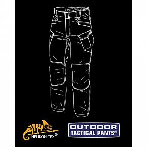 Брюки Helikon-Tex Outdoor Tactical Pants Black XL-regular фото, описание