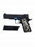 Страйкбольный пистолет WE COLT M1911А1 белые накладки WE-E001C фото, описание