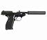 Страйкбольный пистолет WE WALTHER P38 короткий с глушителем GBB черный WE-P011SBOX-BK-P38 фото, описание