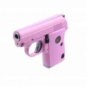 Страйкбольный пистолет WE COLT .25 Pink WE-CT001-PK фото, описание