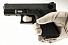 Страйкбольный пистолет WE GLOCK-23 gen3, металл слайд, GP620A фото, описание