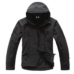 Куртка мембранная Sharkskin Soft Shel Черная XL фото, описание