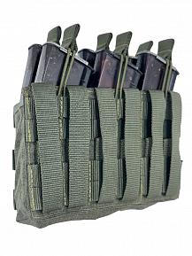 Подсумок Bastion PRO FastMag на 6 магазинов Цвет Олива фото, описание