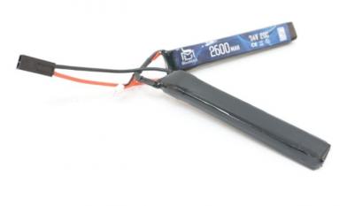 Аккумулятор BlueMAX LiPo 7,4V 2600mAh 20C 13*21*130мм нунчаки фото, описание