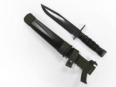 Нож тренировочный OKS 3S с пластиковыми ножнами фото, описание