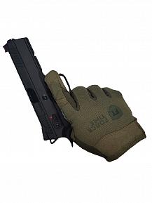 Перчатки Force Time Sniper Light цвет Олива размер L фото, описание