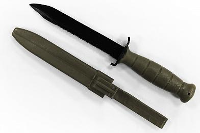 Нож тренировочный GLOCK 81 Tan с пластиковыми ножнами фото, описание
