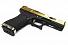 Страйкбольный пистолет WE GLOCK-17 G-Force цвет золота Titanium Version WE-G001WET-TG фото, описание