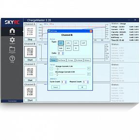 Зарядное устройство SKYRC Q200 4 канала AC/DC Quattro фото, описание