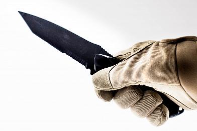 Нож тренировочный 141 Nimravus Tanto с ножнами Black фото, описание
