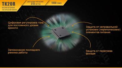 Фонарь Fenix TK20R XP-L HI V3 1000люм фото, описание