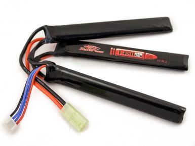 Аккумулятор StormPower LiPo 11,1V 1450mAh 30с 116x16x7мм x3 нунчаки фото, описание