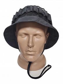 Панама тактическая Bastion Разведчик Цвет Черный размер 56-58 фото, описание