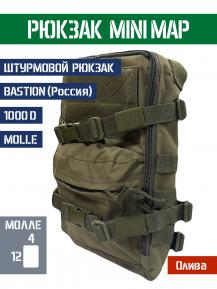 Подсумок штурмовой рюкзак Bastion Mini Map Цвет Олива фото, описание