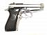 Страйкбольный пистолет WE BERETTA M84 GBB хром WE-M013-SV фото, описание