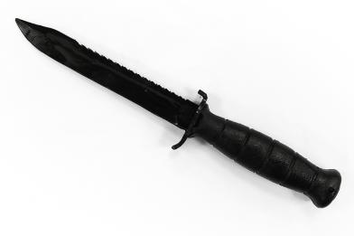 Нож тренировочный GLOCK 81 Black без ножен фото, описание