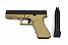 Страйкбольный пистолет WE GLOCK-17 gen4 металл слайд GP616-B-TAN WE-G001B-TAN фото, описание