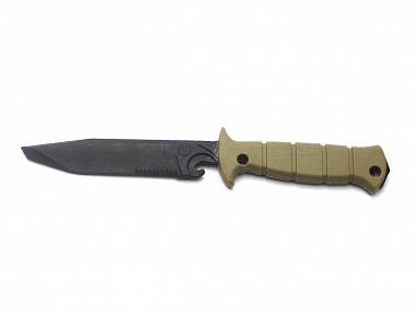 Нож UTD тренировочный WING-TACTIC Black/Tan фото, описание