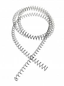 Пружина для магазина усиленная двухрядная длина 920 мм фото, описание