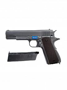 Страйкбольный пистолет WE COLT M1911А1 хромированный WE-E006A фото, описание