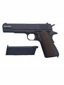 Страйкбольный пистолет KJW COLT M1911A1 GBB Green Gas Black 1911.GAS фото, описание