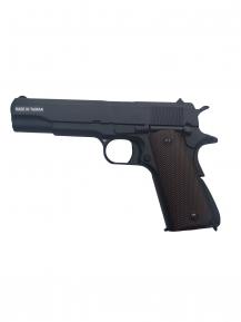 Страйкбольный пистолет KJW COLT M1911A1 GBB Green Gas Black 1911.GAS фото, описание