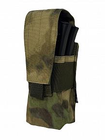 Подсумок Bastion на 2 магазина с клапаном Цвет МОХ A-Tacs FG фото, описание
