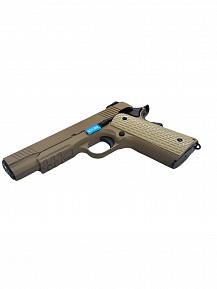 Страйкбольный пистолет WE Colt 1911 Kimber style TAN WE-E010-TAN фото, описание