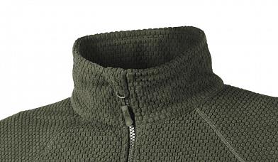 Куртка флисовая Helikon-Tex Alpha Tactical Grid Fleece Jacket Olive S фото, описание