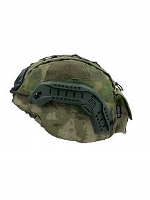 Чехол кавер Bastion на шлем MICH с ушами Цвет МОХ A-tacs FG фото, описание