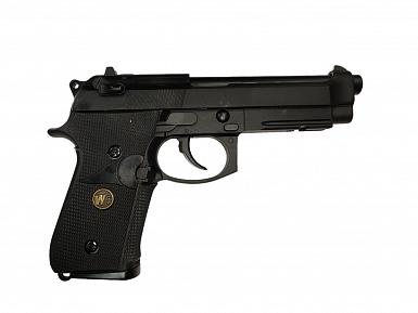 Страйкбольный пистолет WE BERETTA M92F GAS GP301 WE-M008 фото, описание