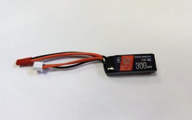 Аккумулятор BlueMAX LiPo 7,4V 300mAh для HPA 7*19*48mm фото, описание