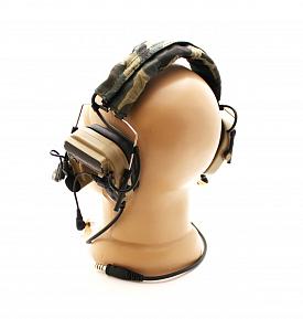 Активные наушники Z-Tactical ZCOMTAC IV IN-THE-EAR HEADSET с микрофоном Z038-DE фото, описание