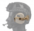 Крепление наушников на шлем M16 ARC Coyote фото, описание